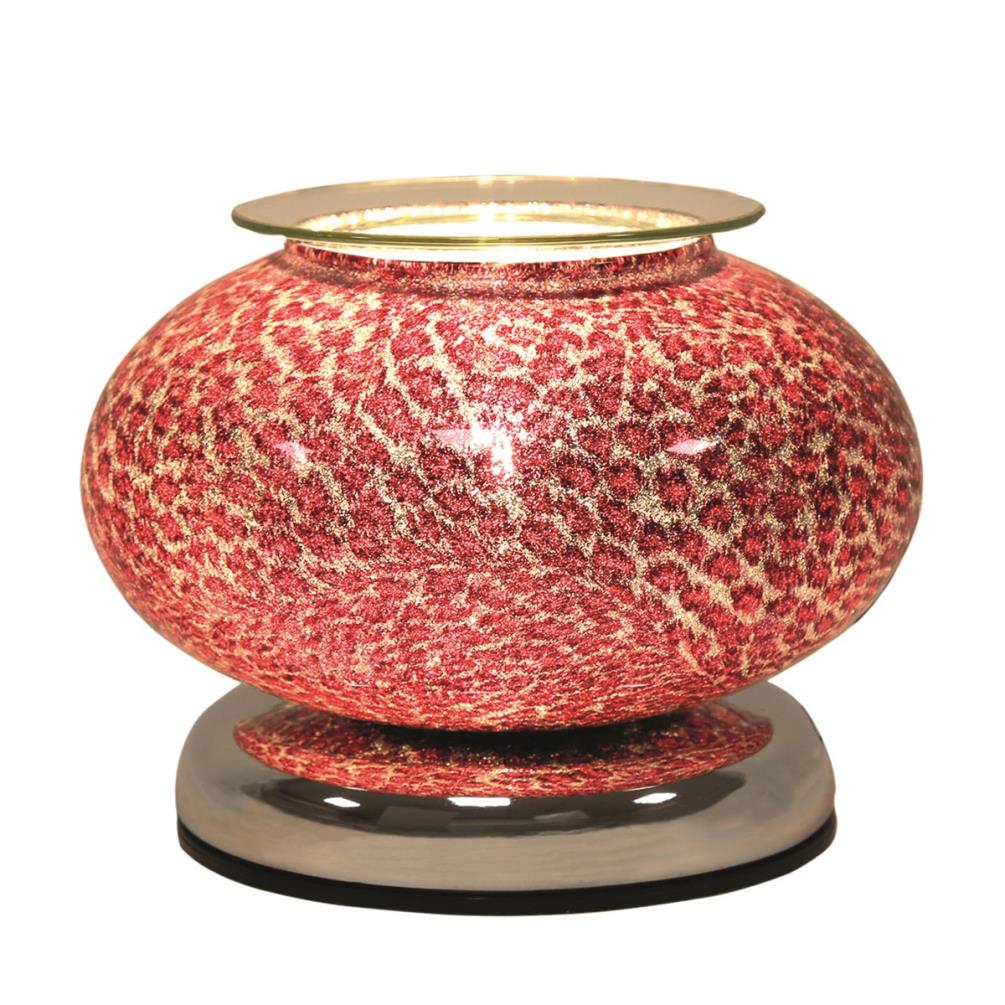 Aroma Animal Print Red Ellipse Touch Electric Wax Melt Warmer £29.69